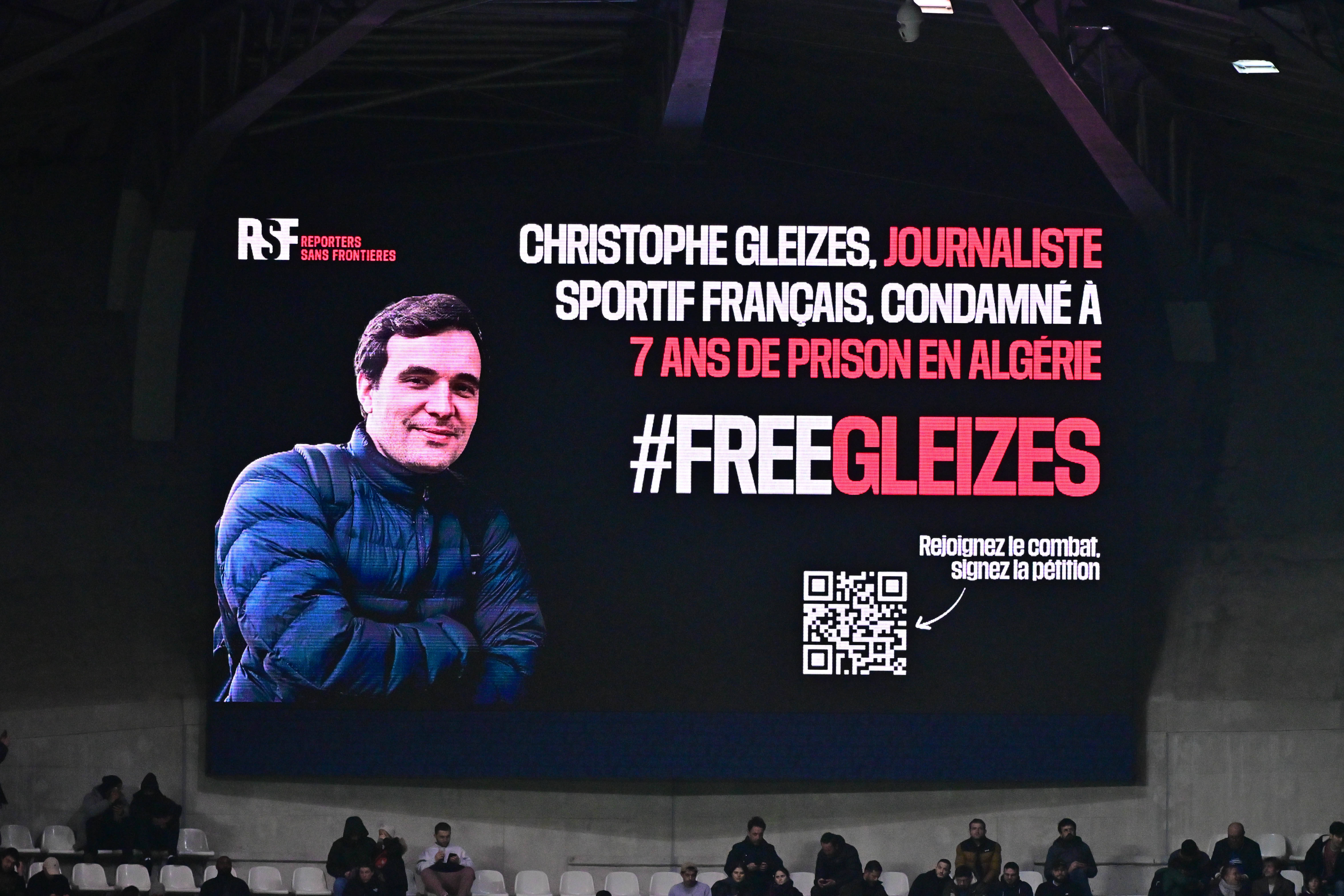 Empty seat at World Cup for imprisoned French sports journalist