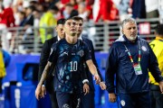 Almiron become first player to receive a red card for covering mouth